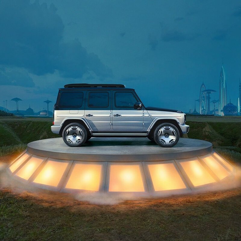 梅赛德斯 - 奔驰推出具有未来主义美学的电动 G 级概念车