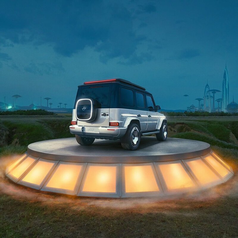 梅赛德斯 - 奔驰推出具有未来主义美学的电动 G 级概念车