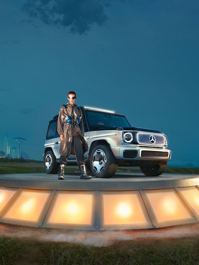 梅赛德斯 - 奔驰推出具有未来主义美学的电动 G 级概念车