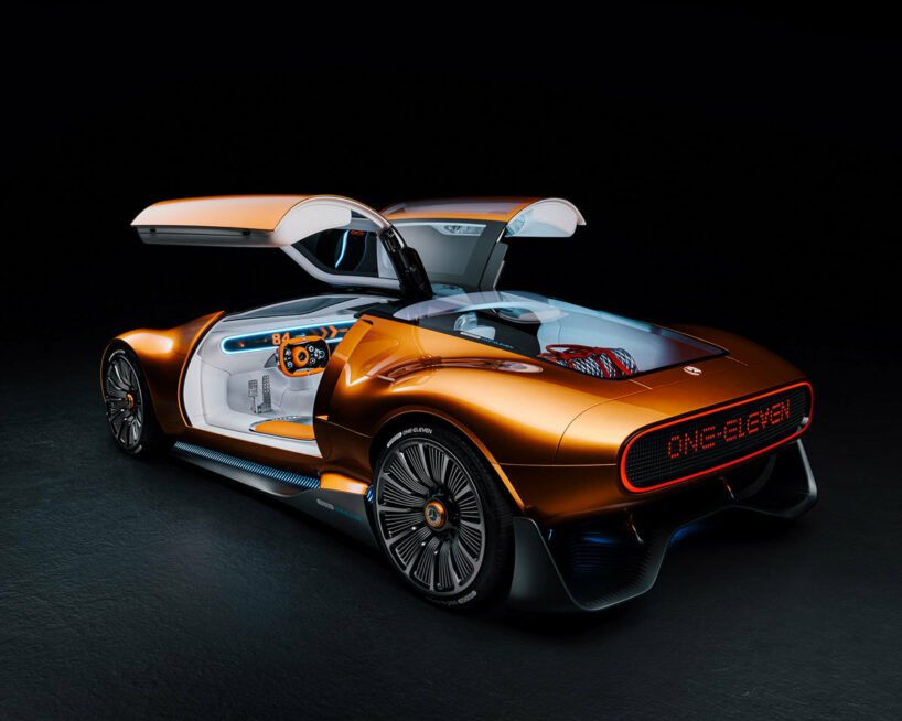 梅赛德斯 - 奔驰“Vision One-11”以 20 世纪 70 年代标志为蓝本，畅想速度的未来