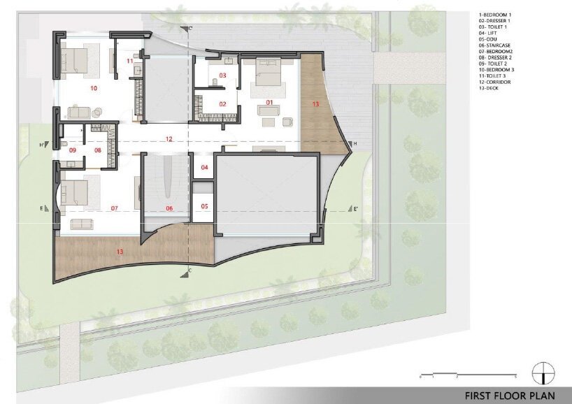 sanjay puri 的“未来之家”是一组拱门，可以遮挡印度沙漠的炎热
