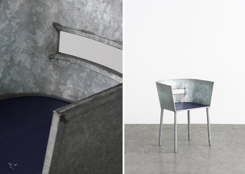 川久保玲为东京 gallery licht 画廊的 Comme des garçons 设计的锡椅