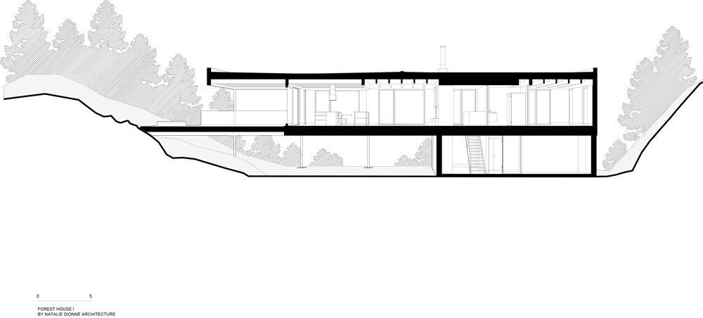 娜塔莉·迪翁建筑将木屋嵌入加拿大岩石森林中 娜塔莉·迪翁建筑将木屋嵌入加拿大岩石森林中