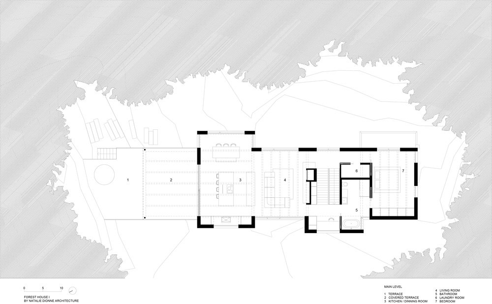 娜塔莉·迪翁建筑将木屋嵌入加拿大岩石森林中 娜塔莉·迪翁建筑将木屋嵌入加拿大岩石森林中