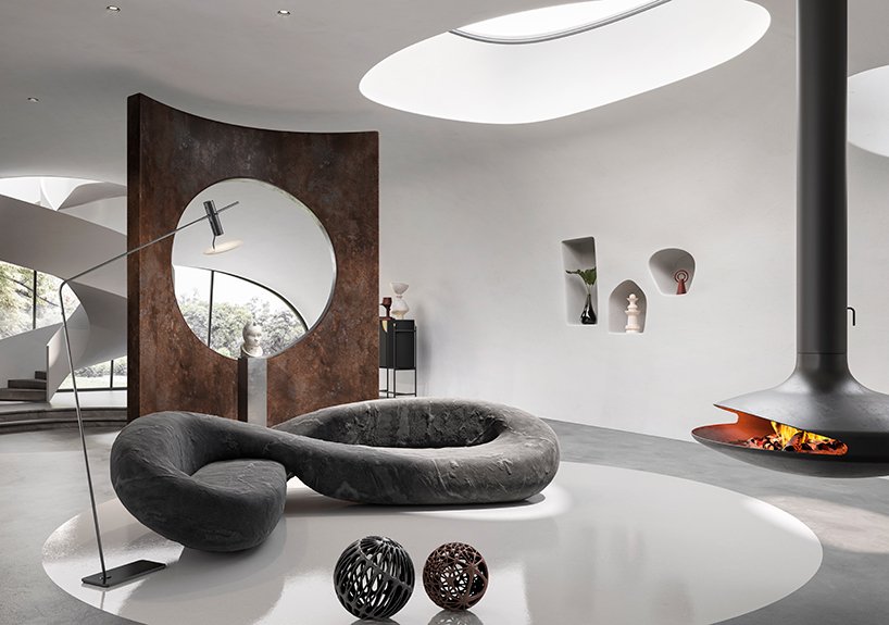 marcantonio 为和谐之环雕刻 natuzzi infinito 沙发 marcantonio 为和谐之环雕刻 natuzzi infinito 沙发