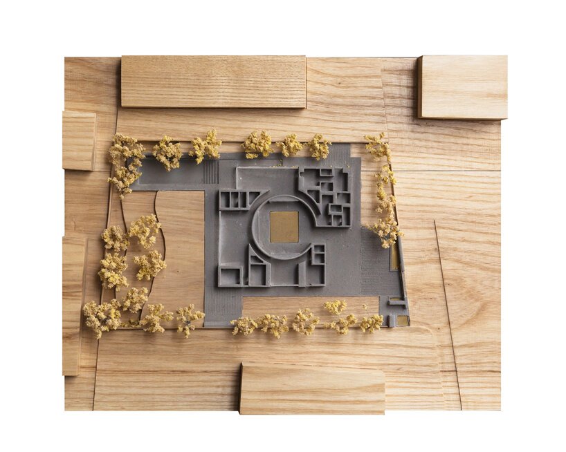 如恩设计的纪念之家是一座被花园包围的四合院 如恩设计的纪念之家是一座被花园包围的四合院