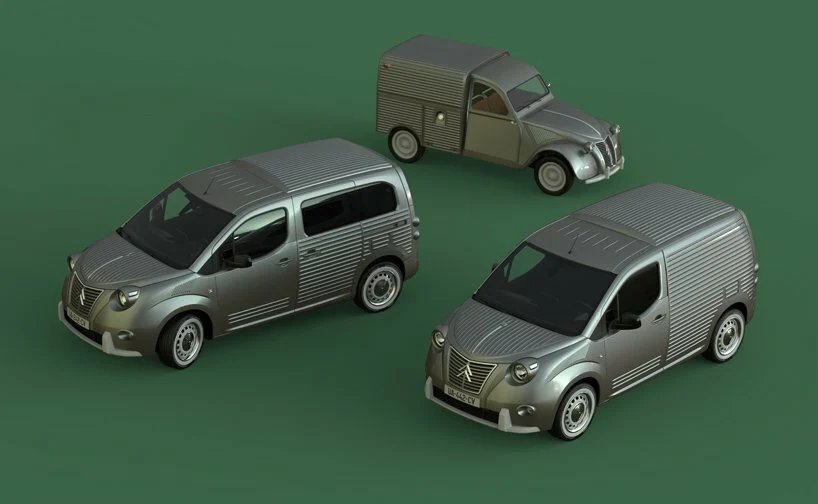 受到 2CV fourgonnette 货车的启发,雪铁龙 berlingo 时光倒流 受到 2CV fourgonnette 货车的启发,雪铁龙 berlingo 时光倒流