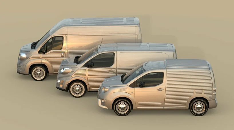 受到 2CV fourgonnette 货车的启发,雪铁龙 berlingo 时光倒流 受到 2CV fourgonnette 货车的启发,雪铁龙 berlingo 时光倒流