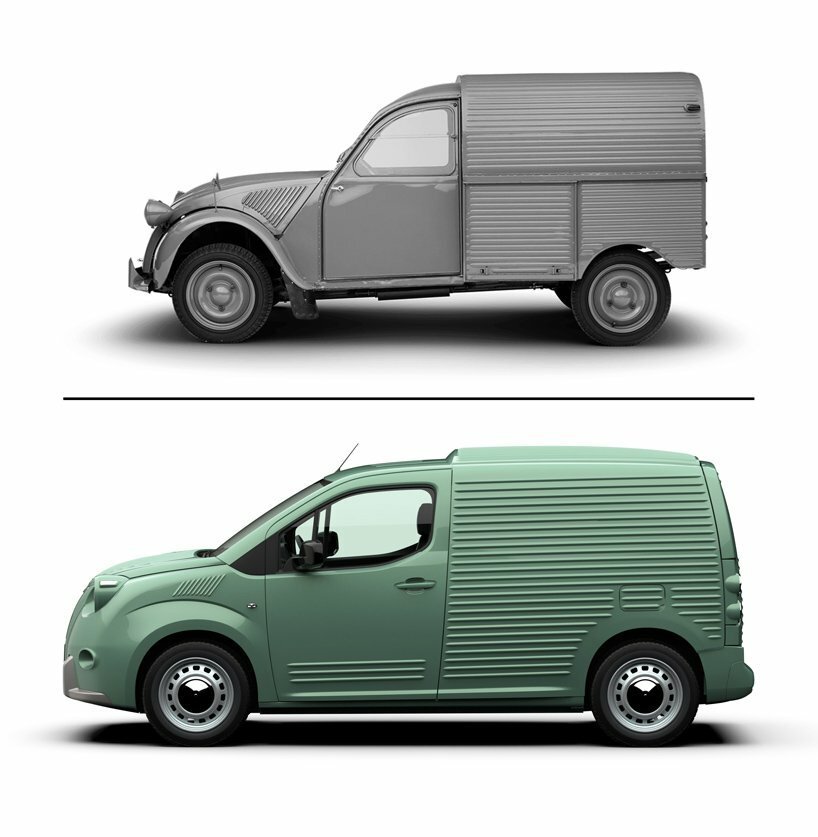 受到 2CV fourgonnette 货车的启发,雪铁龙 berlingo 时光倒流 受到 2CV fourgonnette 货车的启发,雪铁龙 berlingo 时光倒流