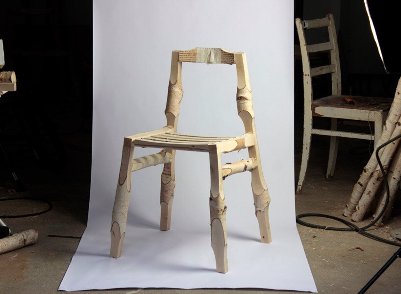 设计师 Matthias gschwendtner 重新利用木材工业的剩余材料