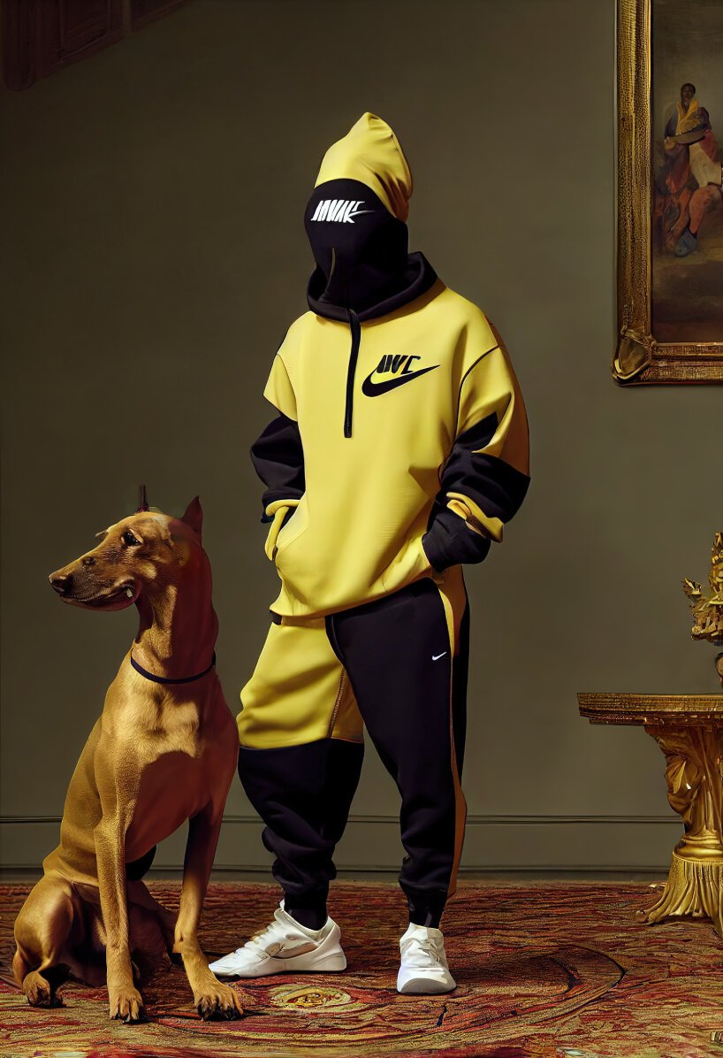 AI 艺术家与文艺复兴时期 NIKE 街头服饰的共鸣 AI 艺术家与文艺复兴时期 NIKE 街头服饰的共鸣