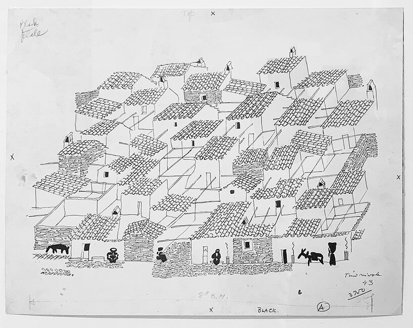 凉棚村,由 Costantino Nivola 种植的 Orani 葡萄藤和社区意识 凉棚村,由 Costantino Nivola 种植的 Orani 葡萄藤和社区意识