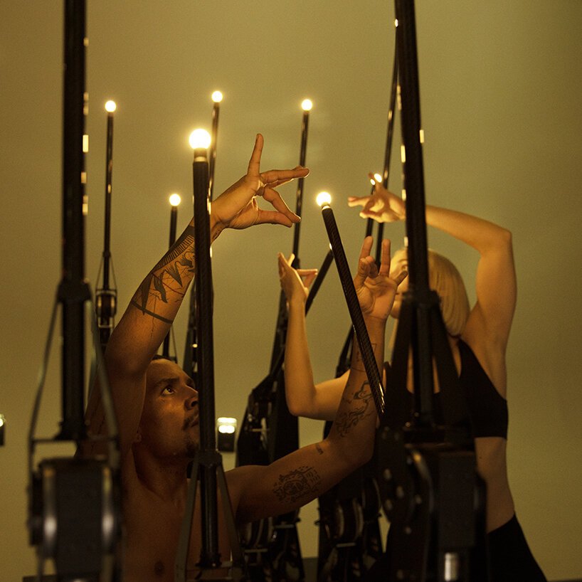 random international interview: no one is an island performance between human and machine