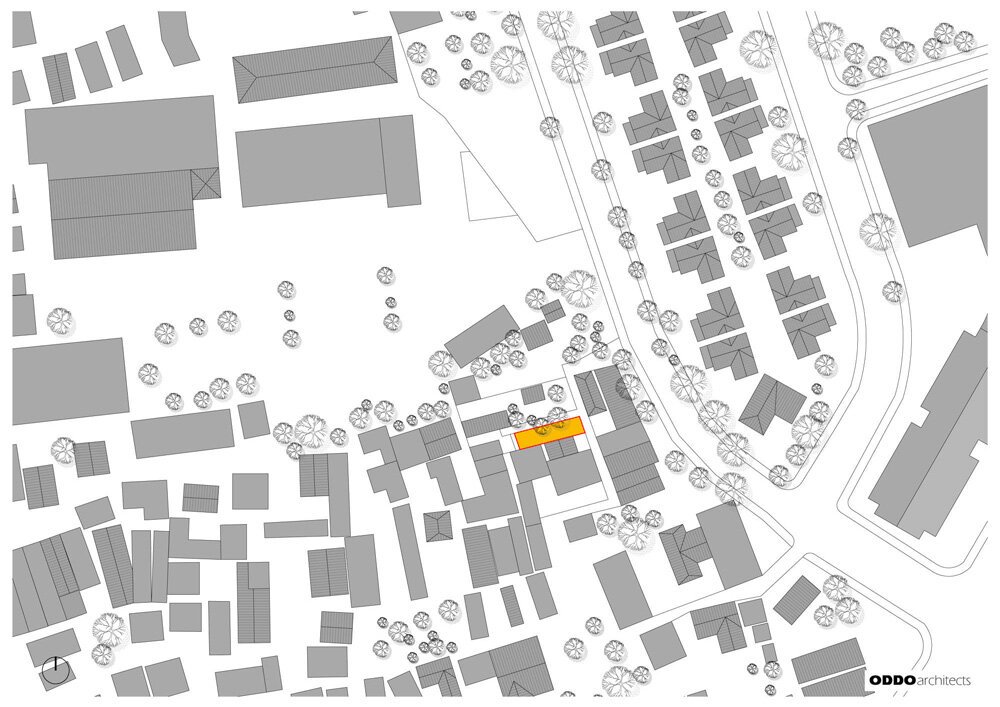 ODDO 建筑事务所将圆窗融入河内 VH 住宅的砖砌外墙