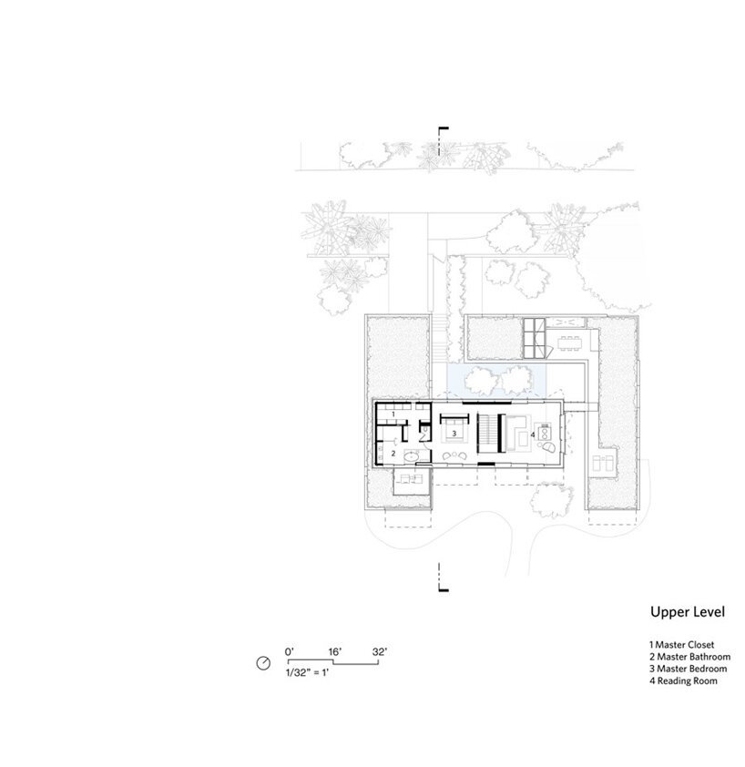 olson kundig bilgola 海滨别墅可以通过折叠百叶窗的正面进行改造