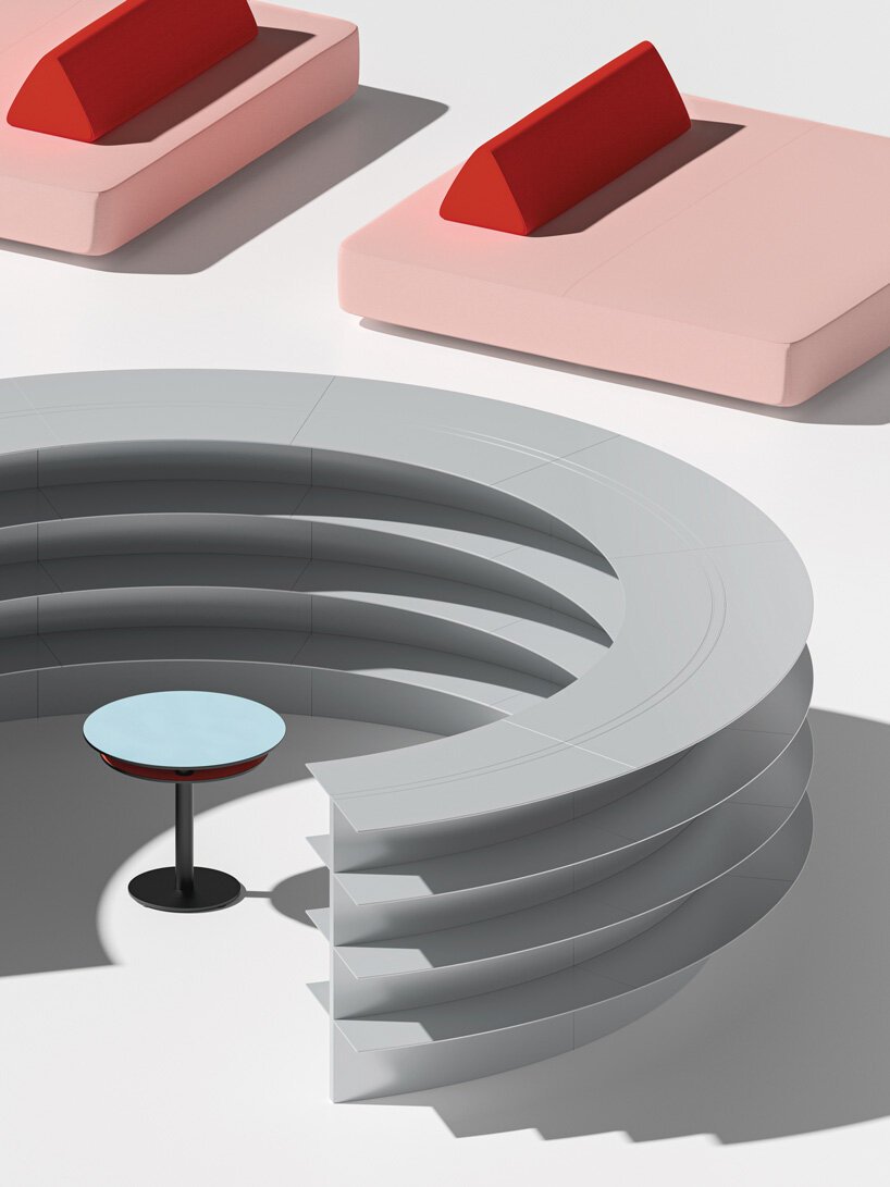 OMA 的 unifor 办公家具系列可以以无限的方式配置