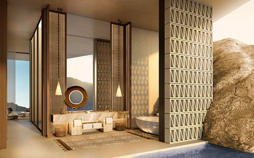 奥本海姆建筑事务所在沙特阿拉伯山区的沙漠岩石度假村破土动工