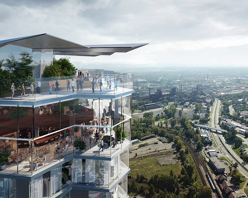 CHYBIK + KRISTOF 揭幕捷克共和国最高的摩天大楼俄斯特拉发塔 CHYBIK + KRISTOF 揭幕捷克共和国最高的摩天大楼俄斯特拉发塔