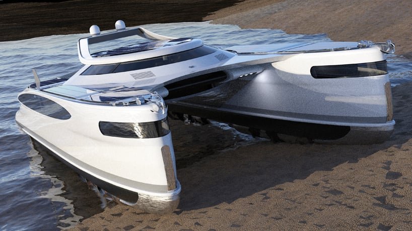 pierpaolo lazzarini 推出“pagurus”,一艘太阳能两栖双体船 pierpaolo lazzarini 推出“pagurus”,一艘太阳能两栖双体船