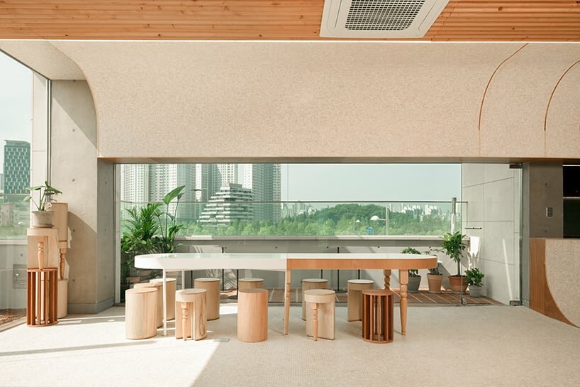 arches, curves and rounded edges contour parconido bakery cafe in south korea