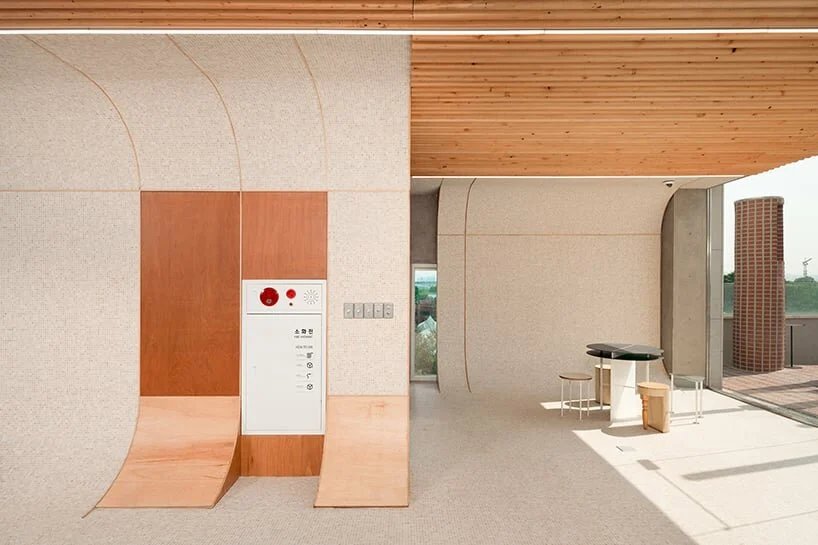 arches, curves and rounded edges contour parconido bakery cafe in south korea