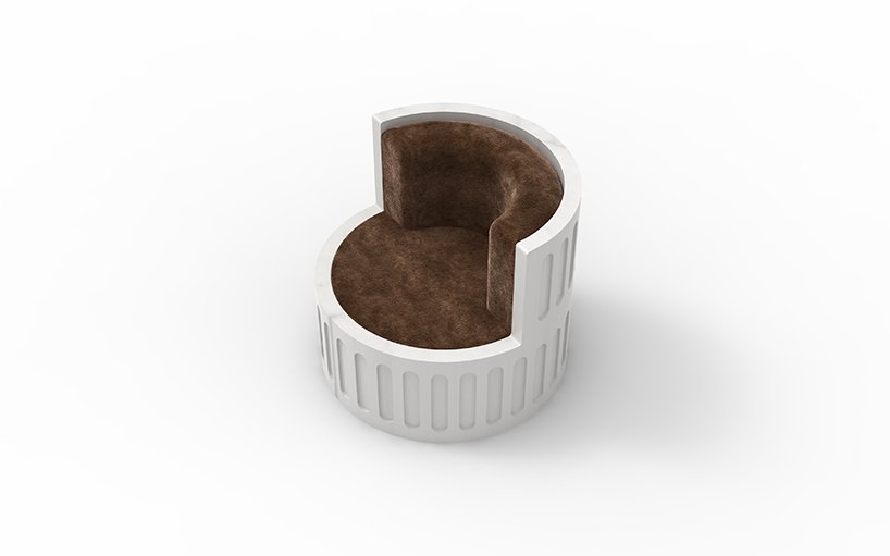 yongwook seong 将比萨斜塔解构为可堆叠的家具