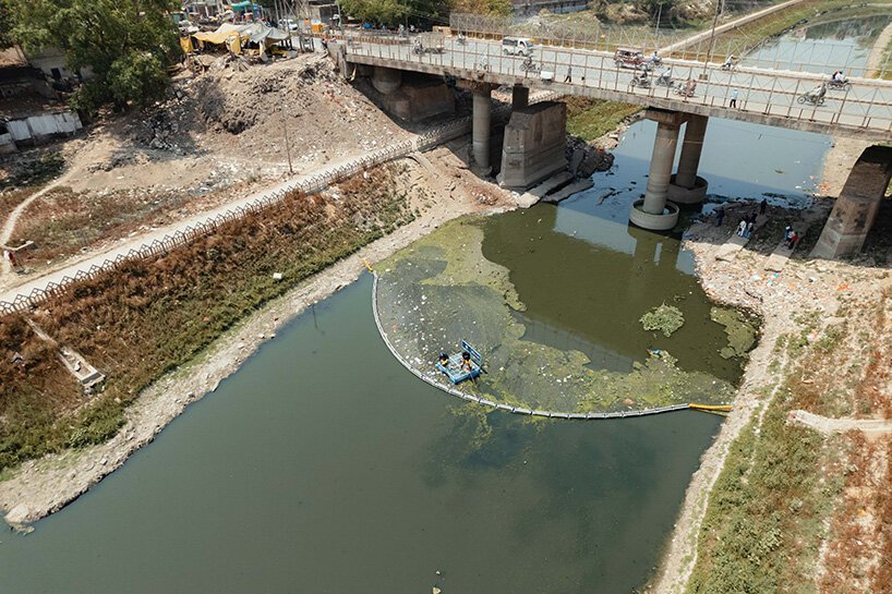 “trashboom”浮动屏障可防止大量塑料最终流入海洋 “trashboom”浮动屏障可防止大量塑料最终流入海洋