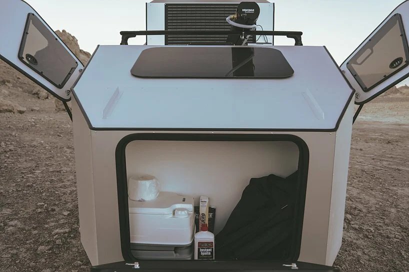 新型 Polydrops P17 拖车可由任何车辆牵引，包括电动汽车和混合动力汽车