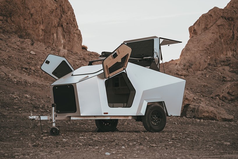 新型 Polydrops P17 拖车可由任何车辆牵引，包括电动汽车和混合动力汽车