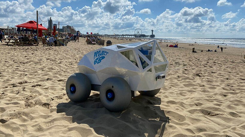 BeachBot, an AI-powered robot that cleans cigarette butts at the beach