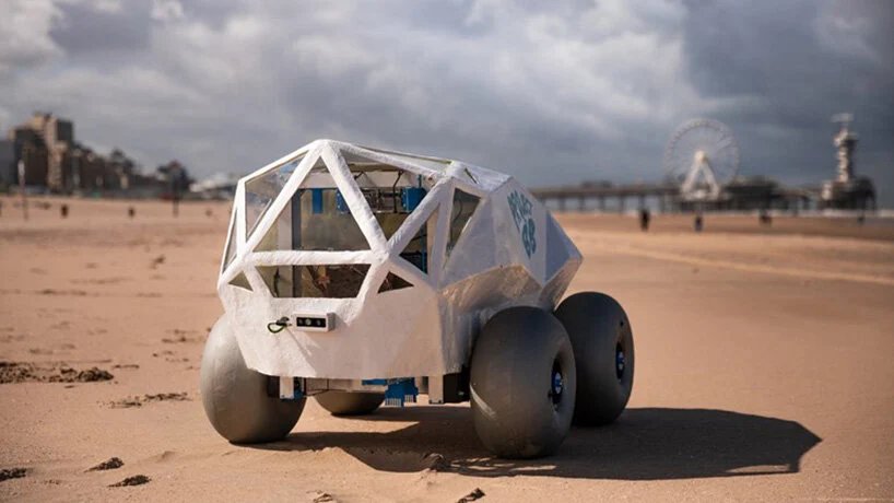 BeachBot, an AI-powered robot that cleans cigarette butts at the beach