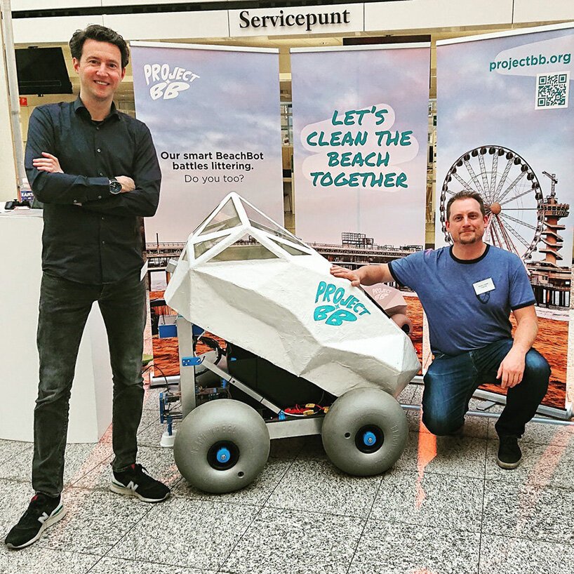 BeachBot, an AI-powered robot that cleans cigarette butts at the beach