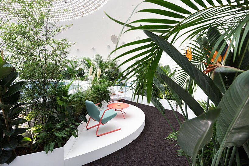 prostoria 10 marks decade of design with climbable net pavilion, sculptures & exhibition