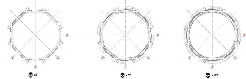 一座阴暗的摩天大楼纪念建造卡塔尔世界杯体育场的已故劳工