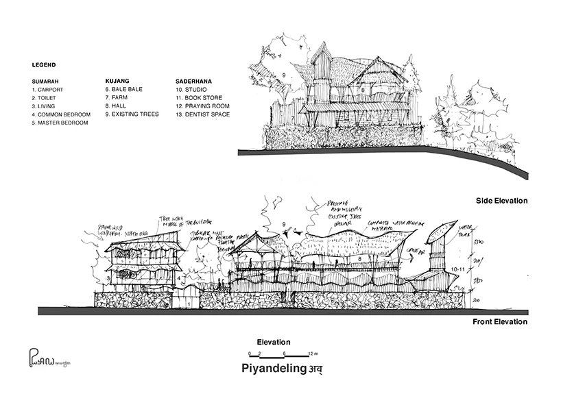 印度尼西亚 RAW 建筑使用再生塑料 + 竹子建造工作室和住宅 印度尼西亚 RAW 建筑使用再生塑料 + 竹子建造工作室和住宅