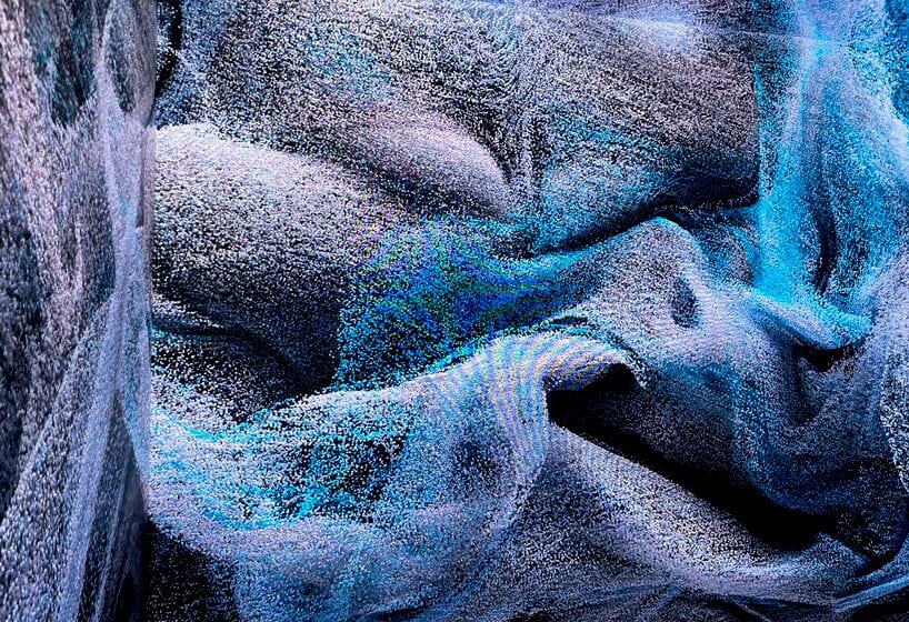 interview with refik anadol on his multi-sensory generative installation‘glacier dreams’