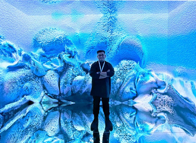 interview with refik anadol on his multi-sensory generative installation‘glacier dreams’