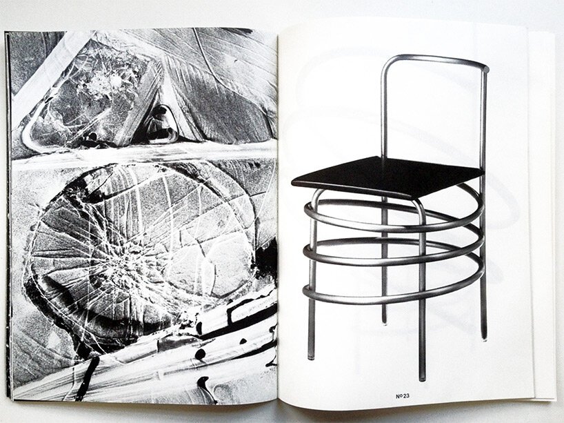 川久保玲为东京 gallery licht 画廊的 Comme des garçons 设计的锡椅