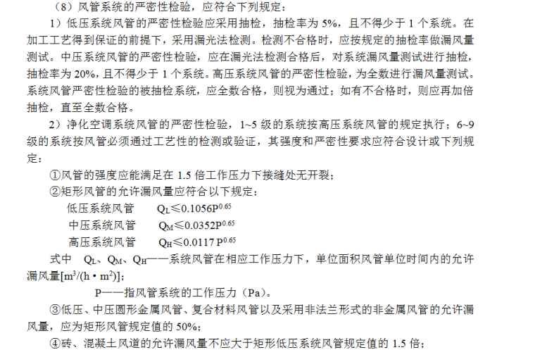某小区通风管道安装工程施工组织设计