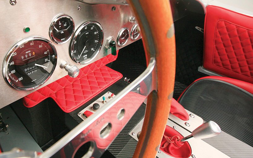 iconic 1957 aston martin DBR2 gets futuristic remake with lightweight carbon fiber body by rizk auto