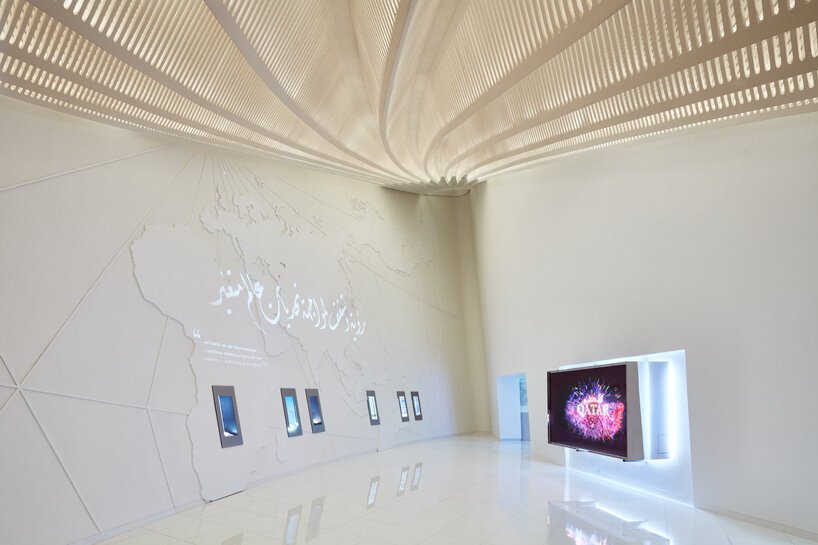 santiago calatrava qatar pavilion expo 2020 dubai