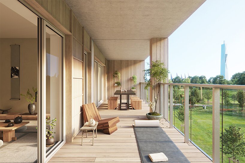 坂茂启动比利时第一座木制住宅塔 BAN 的施工 坂茂启动比利时第一座木制住宅塔 BAN 的施工