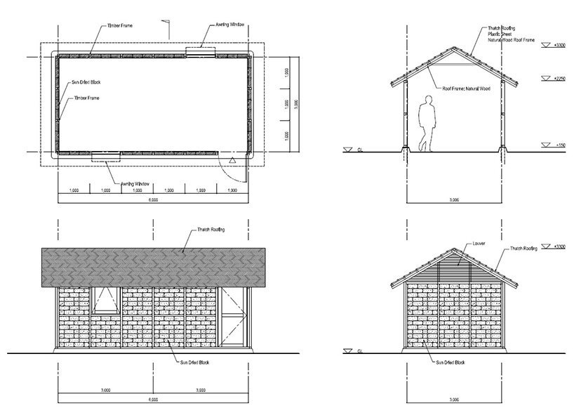 坂茂的难民收容所为肯尼亚寻求庇护者提供长期住房