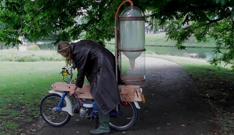 荷兰工程师开发出利用从沼泽中回收的甲烷运行的摩托车