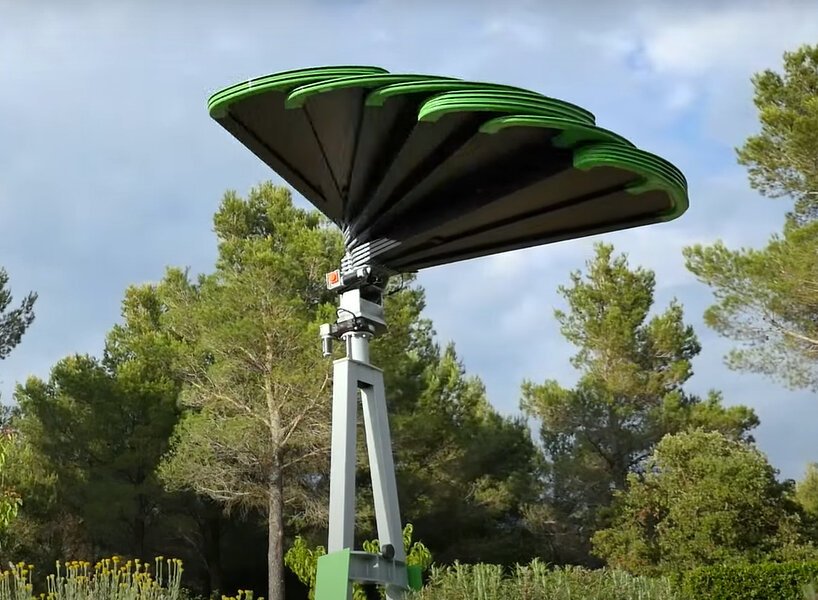 自清洁向日葵太阳能电池板发电量增加 40%