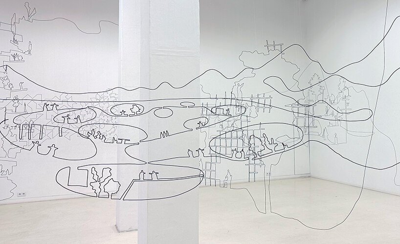 采访:藤本壮介在柏林的 aedes 用电线装置编织原始未来 采访:藤本壮介在柏林的 aedes 用电线装置编织原始未来