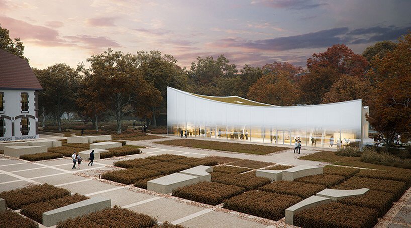 藤本壮介在法国兰斯推出梯度覆盖的废墟艺术馆