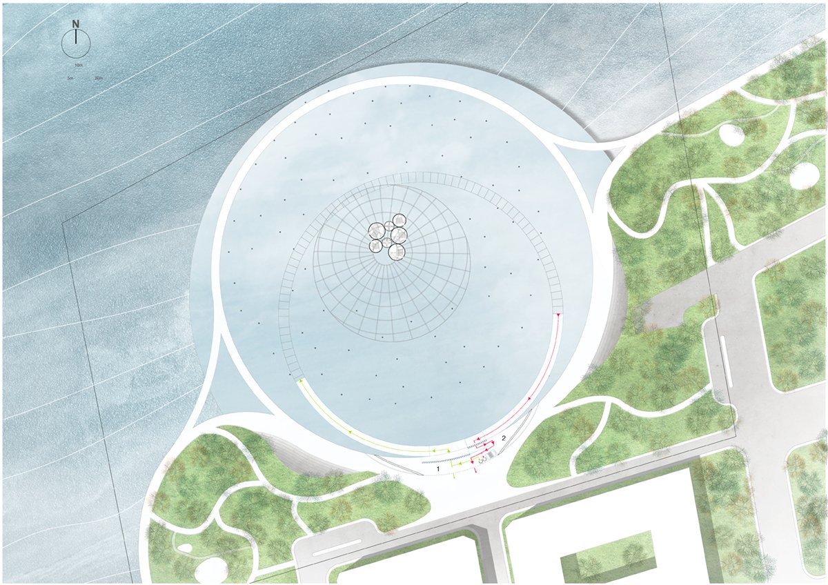 藤本壮介的空灵塔将在深圳前海湾上空漂浮 99 个“岛屿”