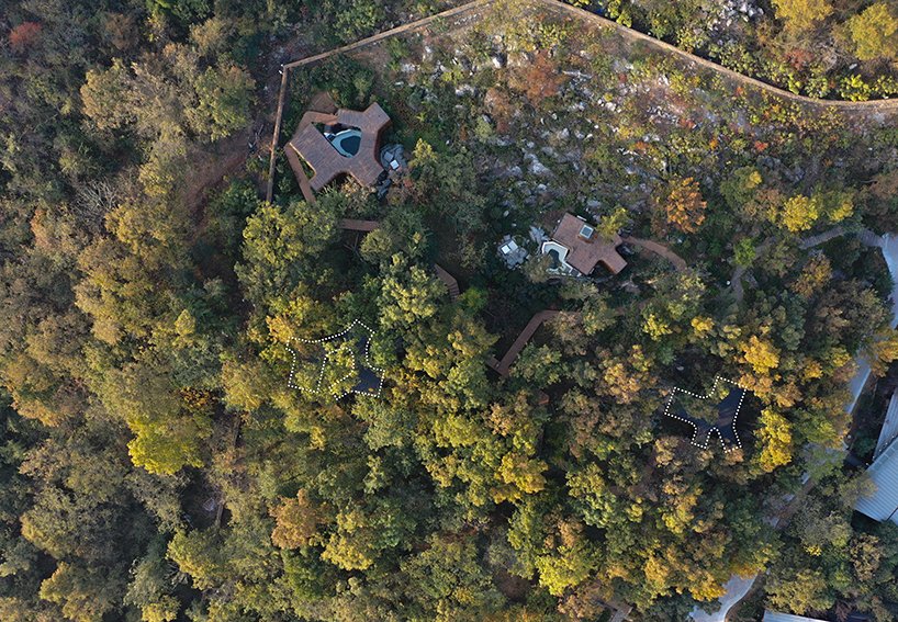 一群树枝状的小屋让居民更接近自然 一群树枝状的小屋让居民更接近自然