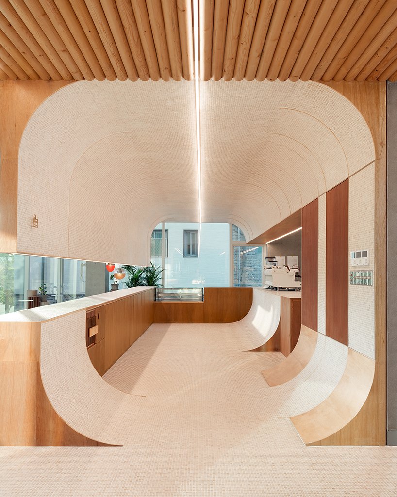 arches, curves and rounded edges contour parconido bakery cafe in south korea
